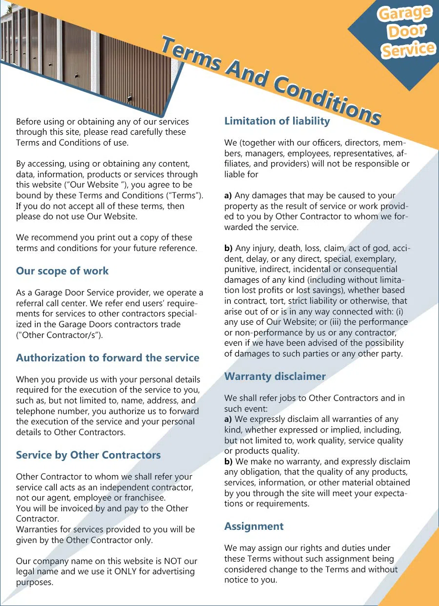 United Garage Doors Ladera Ranch, CA 949-337-1041